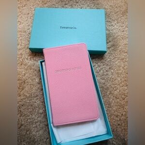 Tiffany and Co pocket diary shopping notes